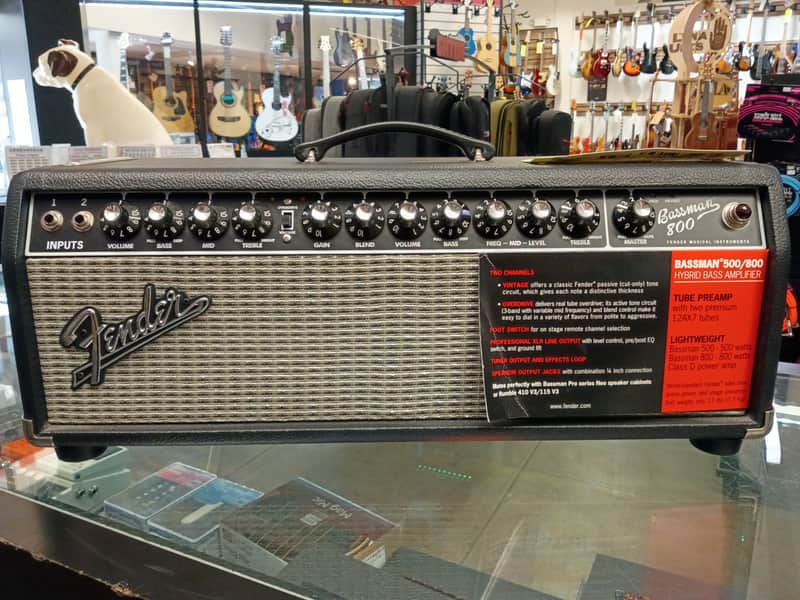 Fender Bassman 800 2-Channel 800-Watt Hybrid Bass Amp Head 2016 - Present - Black image 1