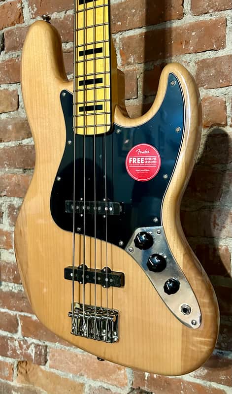 Squier Classic Vibe '70s Jazz Bass by Fender, Natural. Such a Killer Bass, Support Indie Music Shops & Buy Here ! image 1