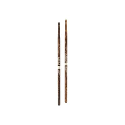 Pair of Promark Forward 7A FireGrain Wood Tip Drumsticks - TX7AW-FG Drum Sticks image 4