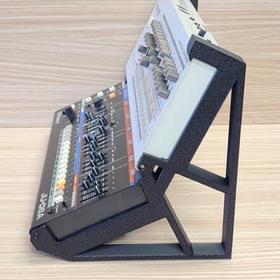 The Analog Source NEW DESIGN 2 Tier 3D Printed Desktop Mounting Stand For Roland Boutique Series JP-08 JU-06 JU-06A JX-03 JX-08 Synthesizers - USA Made image 6