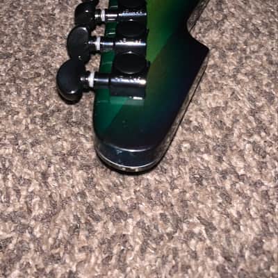 Schecter E-1 FR S Sustainiac Green Burst electric guitar sustainiac Floyd rose ohsc image 13