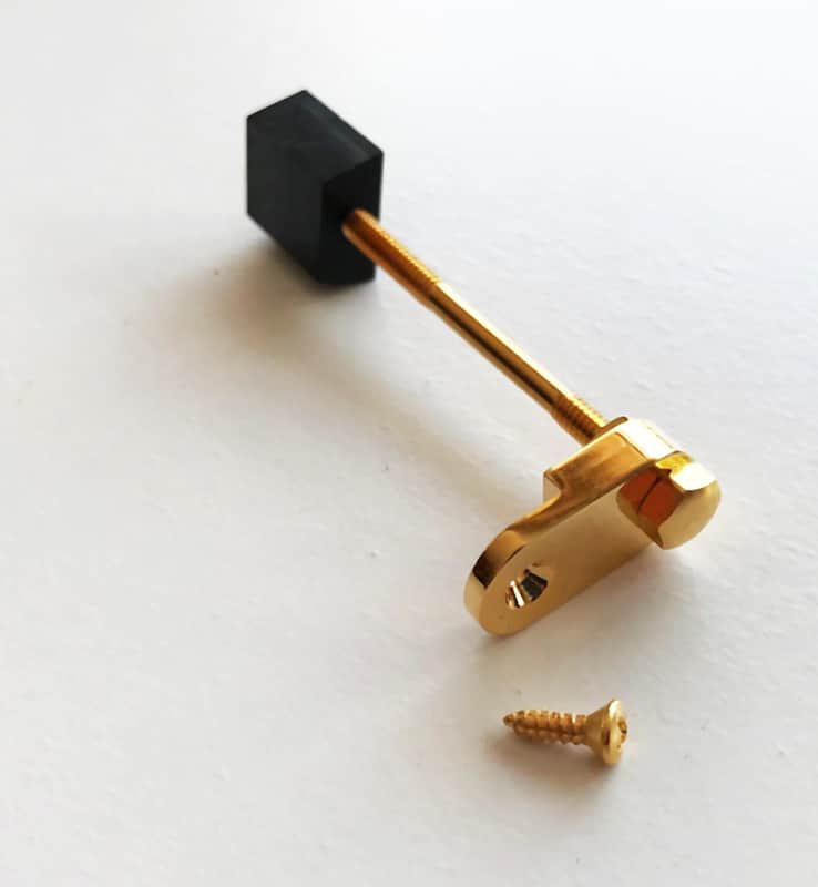 OEM Factory Spec Short Gold Pickguard Support Bracket for Gibson mandolins image 1