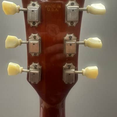 1974 Gibson Les Paul Deluxe Cherry Sunburst Solid Body Electric Guitar, image 7
