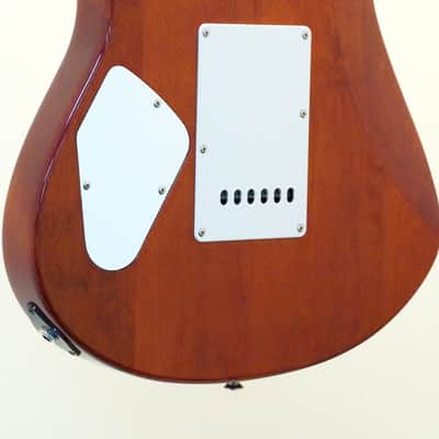 Yamaha PAC212VFM-CB Pacifica Flamed Maple Caramel Brown image 8