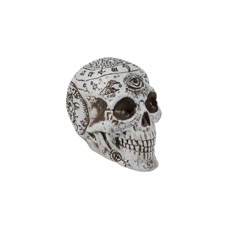 Europalms Halloween Totenkopf, mystisch 12x10x18cm - Halloween Decoration image 1
