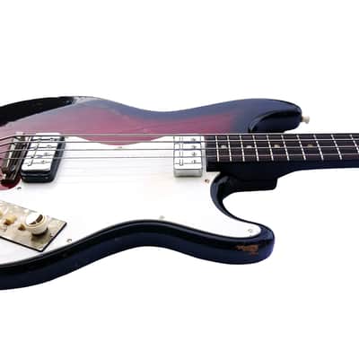 1965 Hofner 182 shortscale bass in Tocotronic Redburst (Vintage, Restored) image 5
