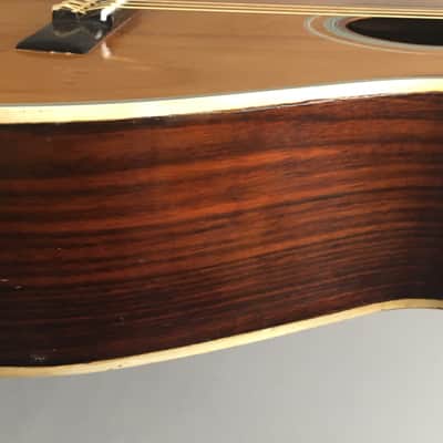 Vintage Kawai MIJ Japan Classical Guitar Lefty Conversion 1960s Natural Relic Martin Style Binding Bonus Gig Case image 11