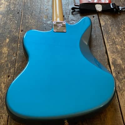 Fender Japan Limited Edition Jaguar FSR Lake Placid Blue with Matching Headstock, Block Inlays and Neck Binding image 2