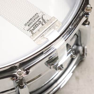 Pearl 5.5x14" Chrome 8 Lug Steel Shell Snare Drum image 12