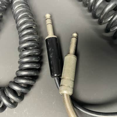Vintage Belden & Switchcraft Coiled Guitar Cables Pair – 1/4" Instrument Cables 6' image 7