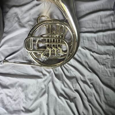 C.G. Conn 8D Professional Model Double French Horn with Fixed Bell 2010s - Nickel-Silver image 1