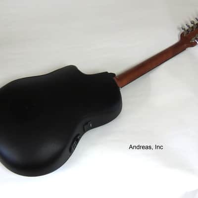 Ovation Celebrity Elite 12-String Acoustic/Electric Guitar w/ Bag - Black image 10