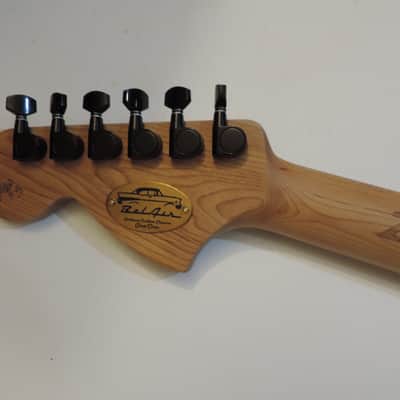 DDCC USA CUSTOMS STRATOCASTER 57 CHEVY BEL AIR CUSTOM HH FLOYD ROSE STRAT GUITAR image 5