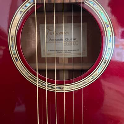 Takamine EG560c Mid-2000s - Red image 4