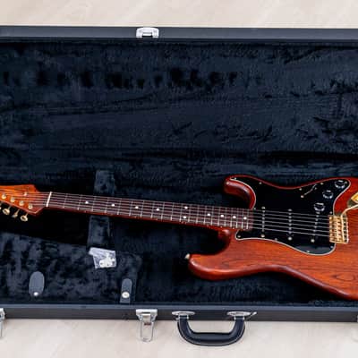 1992 Fender Stratocaster Order Made Walnut Satin Nitro Lacquer w/ Gold Hardware & Case, Japan MIJ Fujigen image 23