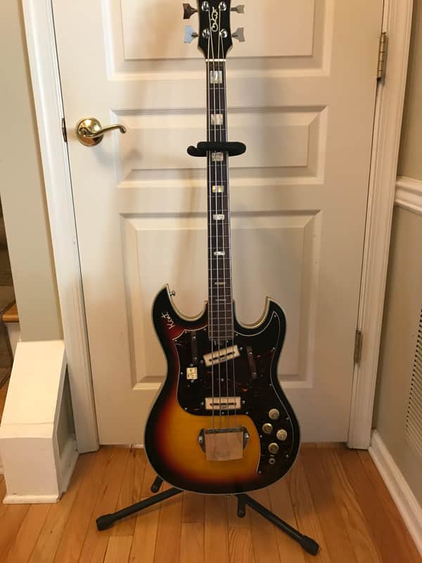 Kent Model 743 Bass Guitar  1966-1967 "Sunburst" image 1