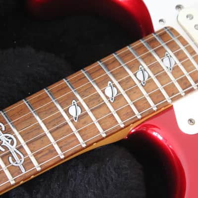 Fender Stratocaster Matthias Jabs of the Scorpions Signature Jabocaster - 1998 Limited Edition of 200 guitars - Candy Apple Red finish - Close to MINT condition ! image 11