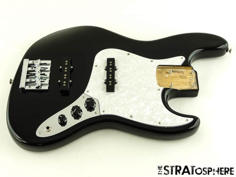 LOADED USA Fender Geddy Lee JAZZ BASS BODY J Bass Parts, Rush Black image 1