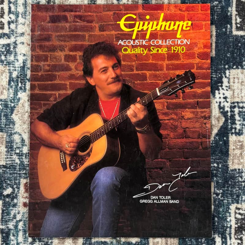 1989 Epiphone Acoustic Collection Guitar Catalogue! E20 image 1