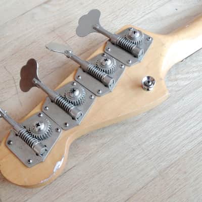 1982 Squier JV '62 Jazz Bass Sunburst Japan MIJ Fender USA Custom Shop Pickups image 5