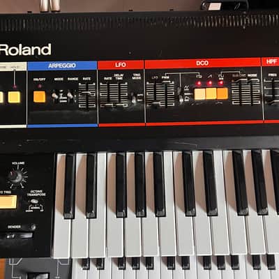Roland Juno-60 61-Key Polyphonic Synthesizer 1982 - 1984 - Black image 2