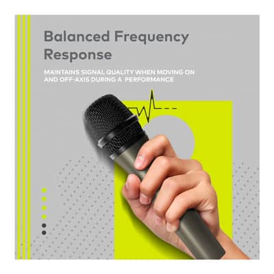 Knox Gear HDM-100 Uni-Directional Dynamic Cardioid Microphone (Clip Included) image 13