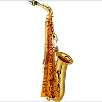 Yamaha YAS-280 Eb Alto Saxophone - Gold Lacquer - High F# & Front F Keys image 4