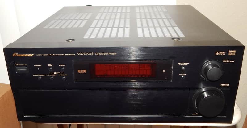 Pioneer VSX-D908S Home theater receiver in original box with manual and remote image 1