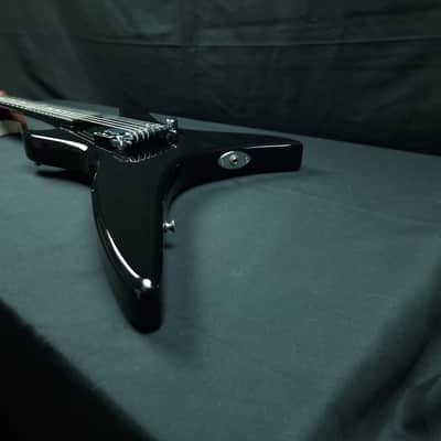 B.C. Rich Chuck Schuldiner Tribute Stealth 2008 Onyx Black Neck Through Dimarzio X2N Death Control Denied image 10