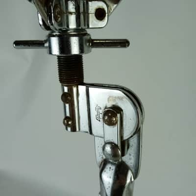 *Ludwig #1364 "Atlas" Vintage60s Script Logo Snare Drum Stand Chrome Chicago USA image 4