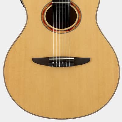 Yamaha NTX3 NT, Nylon String Acoustic-Electric Classical Guitar with Case - Natural image 4