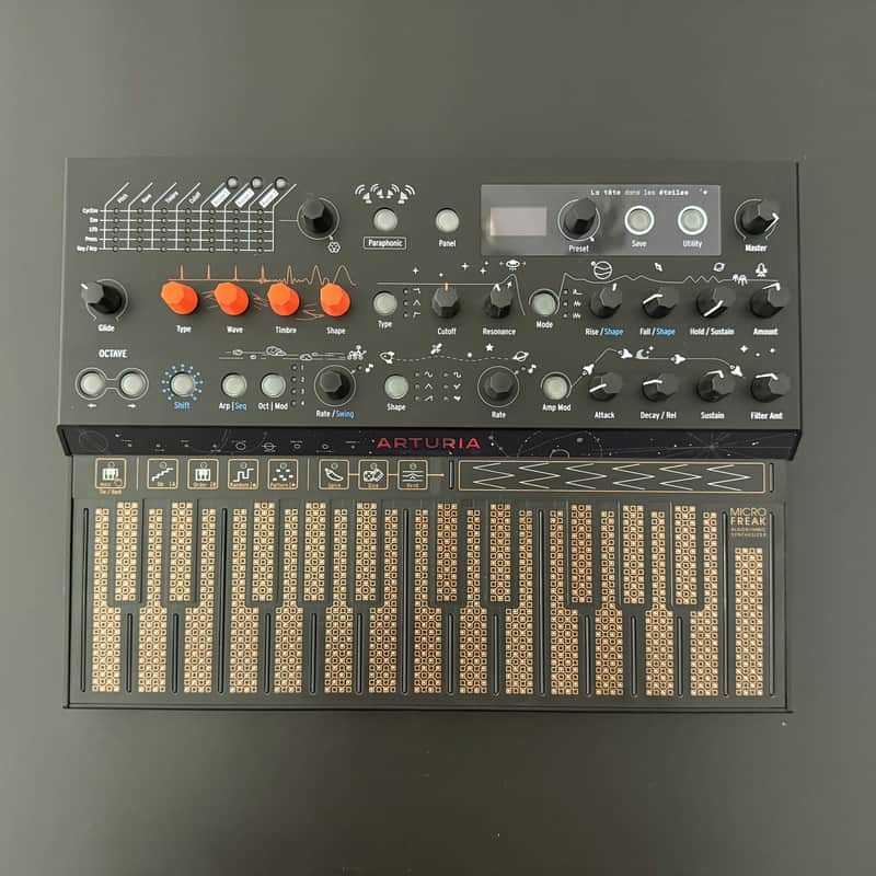 Arturia MicroFreak Stellar 25-Key Algorithmic Synthesizer 2023 - Present - Black image 1