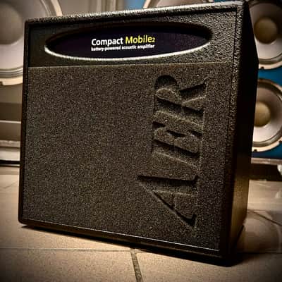 AER Compact Mobile2 Portable 60-Watt Acoustic Guitar Combo 2010s - Black image 6