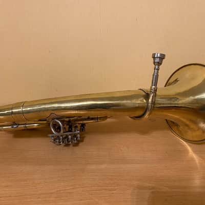 Alto Wind Brass Musical Instrument USSR Soviet Alt Vintage and Rare image 3