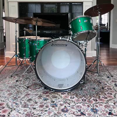 Vintage 3ply Ludwig Bonham Kit 26,14,16,18! image 1
