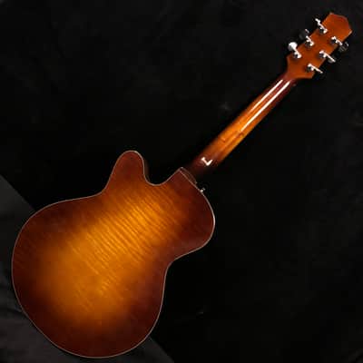 Holst Jazz Hand built archtop electric guitar tobacco burst image 7
