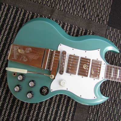 2021 Gibson Captain Kirk Douglas Signature SG Inverness Green W/OHC, Case Candy, & Paperwork image 4