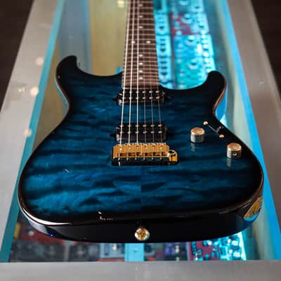 Suhr Standard Thin Burst LE - Trans Teal image 2