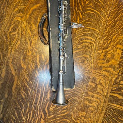 Vintage 1928 “The Elkhart” Metal Clarinet Rare Model - Restored, Ready to Play! image 2