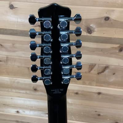 Danelectro 12SDC 12-String Electric Guitar - Black image 6