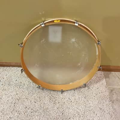 Studio 49 Vintage 19" Hand Drum Instrumentenbau - Natural Skin and Hardwood image 6