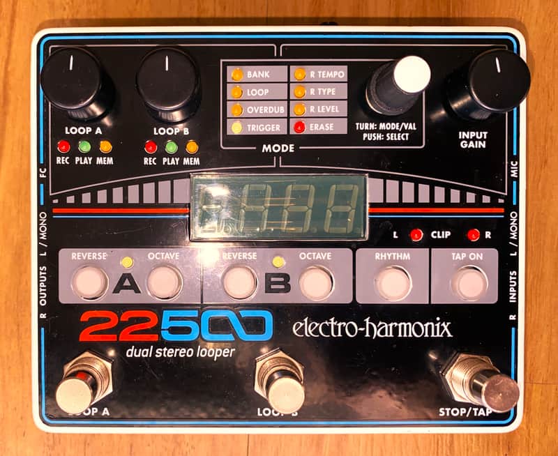 Electro-Harmonix 22500 Dual Stereo Looper Pedal Top Reviews! BONUS! 32GB SD Card! image 1