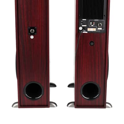 Rockville TM80C Cherry Powered Home Theatre Tower Speakers 8" Sub/Bluetooth/USB image 4