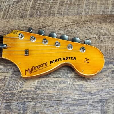MyDream Partcaster Custom Built - Heavy Relic Sunburst SRV A2 CBS image 7