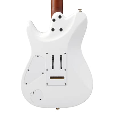 Ibanez LB1WH Lari Basilio Signature Electric Guitar w/Case - White image 7