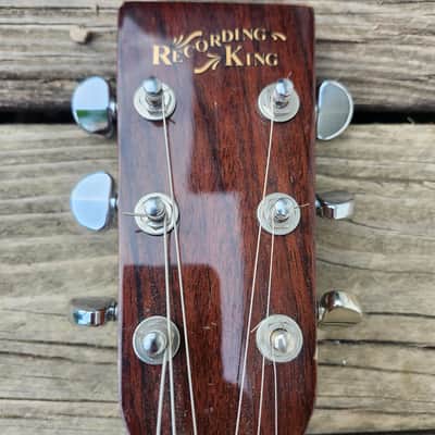 Recording King RD-06 Solid Top with mods. image 8