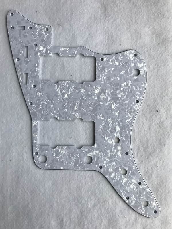 For US Jazzmaster Guitar Pickguard , 4 Ply White Pearl image 1
