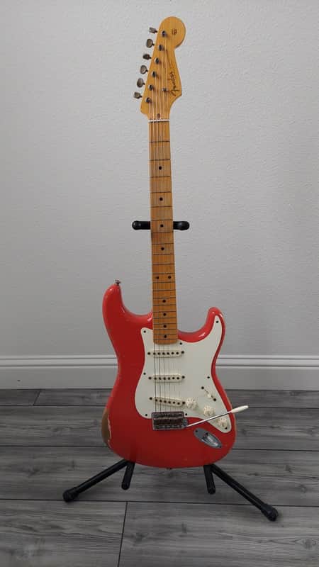 1957 Fender Stratocaster relic 2012 Fiesta Red image 1