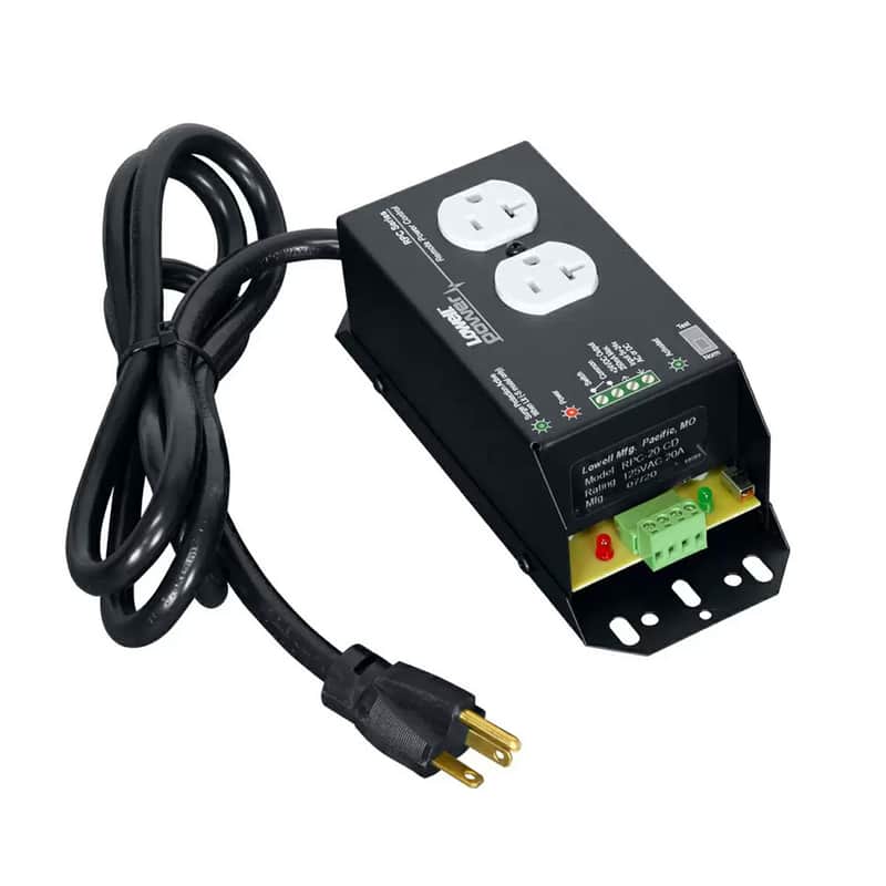 Lowell RPC-20CD - Remote Power Control with 2–20A Outlets image 1
