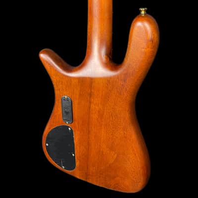 SX SWB1 Active Bass Guitar in Natural image 4